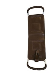Quality Leather Shooting Trekking Walking STICK Folding SEAT Stool Chair