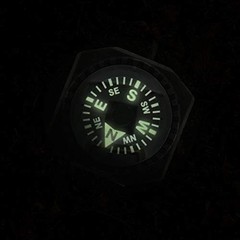 Sun Company Slip-On Wrist Compass – Easy-to-Read Compass for Watch Band or Parac