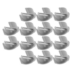 14 Pcs Platform Walker Crutch Attachment Attachments Locking Clips Shaped Clamp