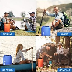 Dry Bag 3-Pack/5-Pack, Lightweight Waterproof 3L+5L+8L 3 Pack – Assorted Color
