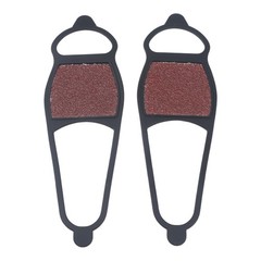 Outdoor Snow Traction Silicone Crampons for Shoes Double Sided Grit Ice Grips