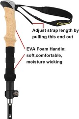 Ultralight 7075 Aluminum Trekking Pole – Adjustable, Foldable for Adventurers