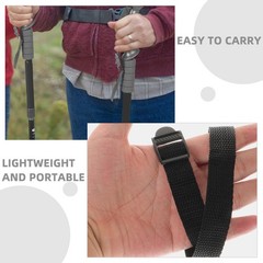 10 Pcs Backpack Strap Keeper Cane Bungee Lanyard Climbing Stick Straps