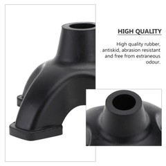 cane rubber stoppers Black Four-legged Walking Stick Rubber Tips Foot Pad for