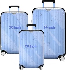 Luggage Cover Clear PVC Suitcase Covers for Luggage Thick Transparent