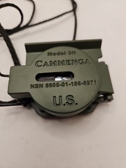 Cammenga Model 3H Tritium Lensatic Compass Olive Drab US Military Issue Pouch