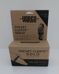 Vargo Pocket Cleats Solo Titanium Lightweight Cleats for Backpacking