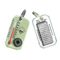 Sun Company LumaGage – Zipper Pull Compass & Thermometer | Easy-to-Read Outdo…
