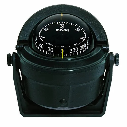 Ritchie B-81 Voyager Compass – Bracket Mount – Black – Marine Navigation