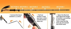 Lightweight Trekking Poles – Compact Walking Sticks with Quick Locks, Ergonomic