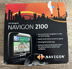 Navigon 2100 Automotive GPS 3.5″ Portable Navigation System w Car Mount Tested