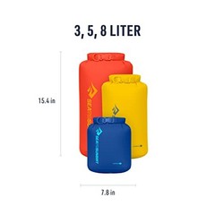 Sea to Summit Lightweight Dry Bag 3-Piece Set 3l, 5l, and 8l