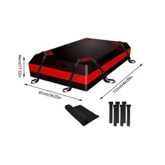 Foldable Waterproof Roof Cargo Container For Outdoor Activities And Moving