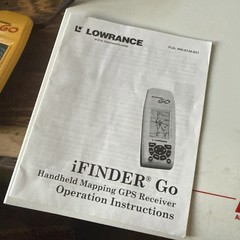 Lowrance iFINDER Hunt Fish Camp Go Handheld GPS & Manual Yellow
