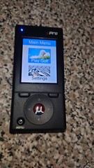 Callaway Golf uPro Go Handheld GPS uPlay W/ uPlay 1 Gig Card . Working.
