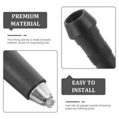 Carbon Tungsten Steel Trekking Elder Replacement Parts Walking Cane
