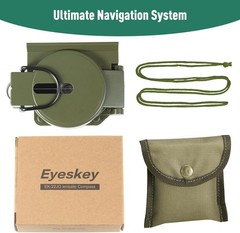Multifunctional Military Sighting Navigation Compass Impact Resistant