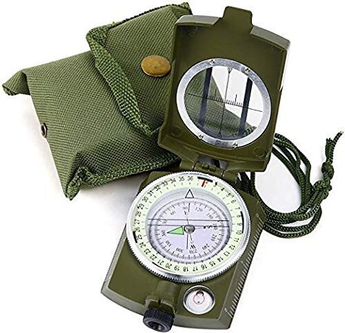 Professional High Accuracy Metal Waterproof Military Compass for Directions Gift