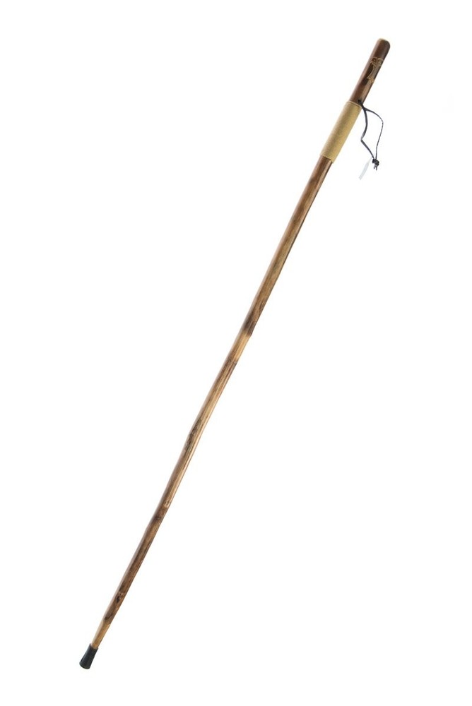 SE Survivor Series Wooden Walking/Hiking Stick, Hand-Carved Eagle 55″, Brown