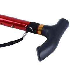 Trekking Poles Hiking Telescopic Outdoor Aluminum Alloy Metal Folding Cane Pole