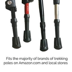 12pcs Trekking Poles Rubber Buffer for Hiking Poles Crutches