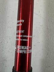 Hoover Dam 2-Piece Fitness Walking Poles Red
