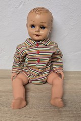 Old Celluloid Celluloid Doll Steiner Doll 50cm Sleep Eyes Collectors Vintage