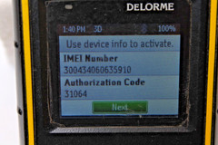 DeLorme inReach SE Satellite Communicator Model INRCH20 Handheld GPS Transmitter