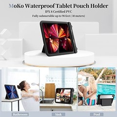Waterproof Tablet Case Compatible with Fire HD 10, iPad 10th, iPad Pro 12 inch