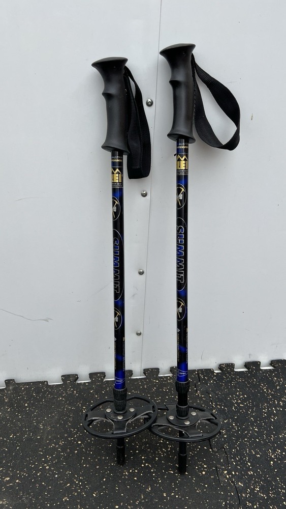 REI SUMMIT Komperdell Vario Basket Telescopic 7075 Alloy Trekking Poles Hiking