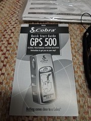 Cobra GPS 500 Handheld With Box And Manuals 18 Parallel Channels Rand McNally