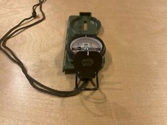 CAMMENGA LENSATIC MILITARY COMPASS New PHOSPHORESCENT MODEL 27 OD Green