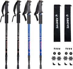 Collapsible Trekking Poles – 52-Inch Adjustable Height for All Terrain