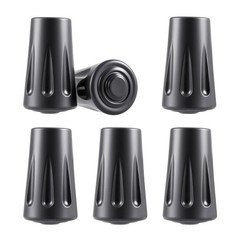 6 Pcs Walking Stick Caps Trekking Pole Tips Rubber Hiking Walking Stick Tips