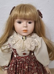 Artist doll porcelain doll 42 cm collector rarity Vintage