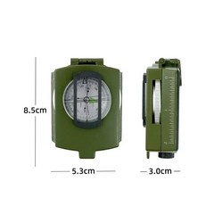 Tactical Survival Compass Metal Professional Luminous Hiking Camping Tool