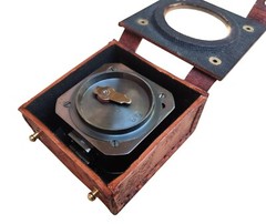 Military Metal Hiking Brunton Compass,Professiona Boy Scout Compass Kids