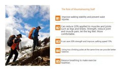 Trekking Poles Walking Hiking Sticks Anti-shock Adjustable Alpenstock