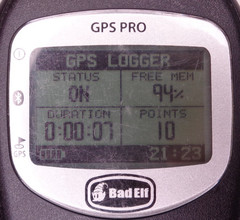 Bad Elf GPS Pro Bluetooth Data Logger BE-GPS-2200 with Lanyard & Cable – Works