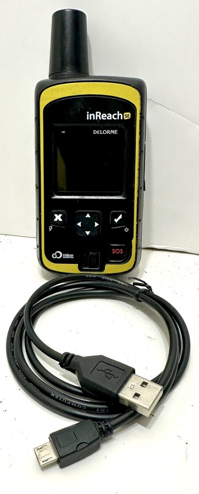 DeLorme inReach SE Satellite Communicator Model INRCH20 Handheld GPS Transmitter