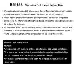 KanPas Automotive Compass Ball for Car or Boat (V39)