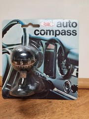 Vintage HK NOS Directional Auto Compass with Suction Cup Hong Kong NOS