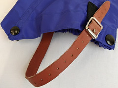 Chouinard Gators Vintage Blue Size M w/ Zippers, Snaps, and Buckles *Z5571