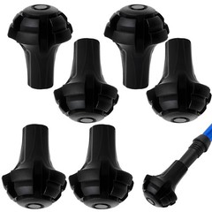 6 Pack Nordic Walking Poles Rubber Bumpers 3 Pairs Rubber Bumpers for Hiking Poles…