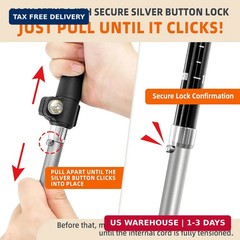 Collapsible Trekking Poles for Hiking – Lightweight Foldable Hiking Poles, 2 Pac