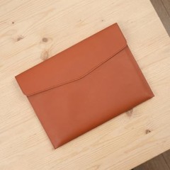 Leather Folders for Documents, PU Leather A4 File Folder Document Holder