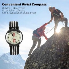 OUKENS Compass, Portable Waterproof Pressure Resistant Wrist Watch Compas with