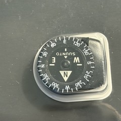 Suunto Clipper Micro Compass Black/Clear Plastic Hiking MPN SS00410201