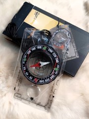 🥾 NIB AceCamp Map Compass – Built in Magnifier – Liquid Filled 🥾