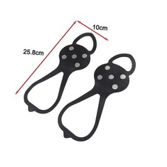 Lightweight 5Tooth Ice Cleats for Secure Walking on Icy and Snowy Surfaces